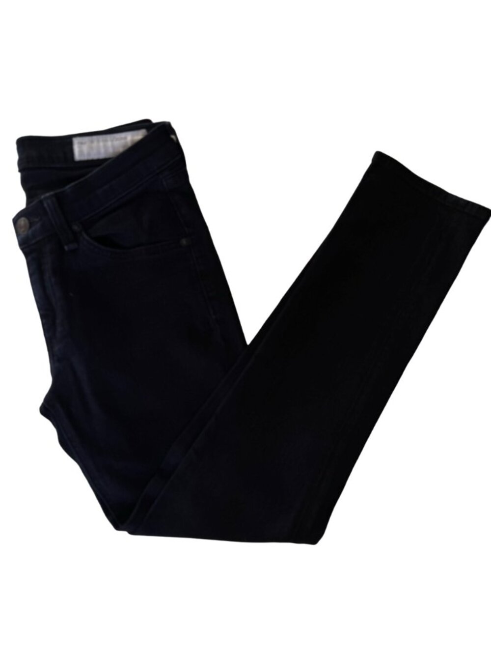 Rag & Bone Women's Coal Skinny Jeans Size 26 Button Fly Cotton Denim Designer - Picture 8 of 15